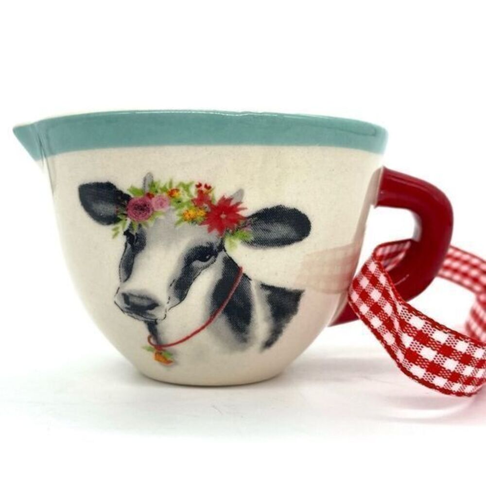 The Pioneer Woman Cow Batter Mixing Bowl Christmas Ornament